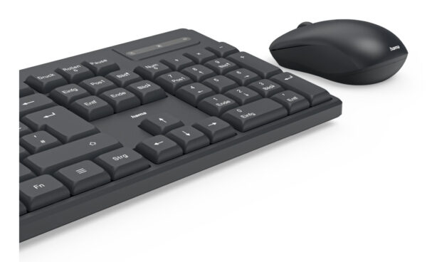 Hama WKM-100 keyboard Mouse included Universal RF Wireless QWERTY UK WKM-100 WIRELESS KEYBOARD AND MOUSE