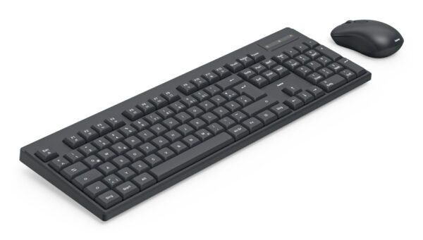 Hama WKM-100 keyboard Mouse included Universal RF Wireless QWERTY UK WKM-100 WIRELESS KEYBOARD AND MOUSE