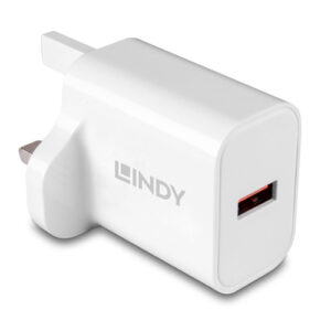 Lindy 18W USB Type A Charger 18W 1 PORT USB TYPE A CHARGER
