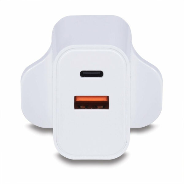 30W USB TYPE A & C CHARGER UK PLUG