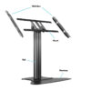 Multibrackets M Public Display Stand 110 HD Floorbase Single Black Multibrackets M Public Display Stand 110 HD Floorbase Single Black