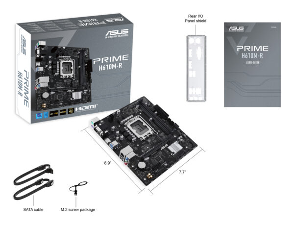 ASUS PRIME H610M-R-SI Intel H610 LGA 1700 micro ATX