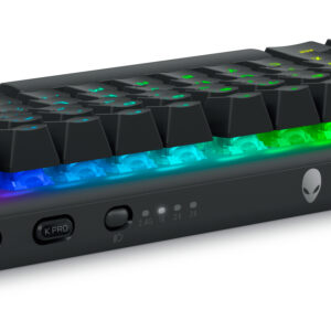 Alienware Pro Wireless Gaming keyboard USB + RF Wireless + Bluetooth