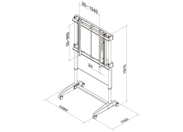 Multibrackets M Counterbalanced Floorstand 60-90kg HD Multibrackets M Counterbalanced Floorstand 60-90kg HD