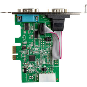 StarTech.com 2-port PCI Express RS232 Serial Adapter Card - PCIe