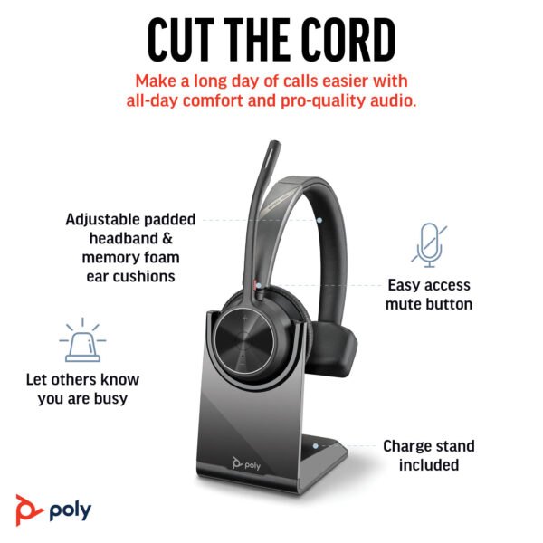 POLY VOY4310-M BT700+CHARGING STAND