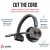 POLY VOY4310 BT700+USB-A+CHSTAND
