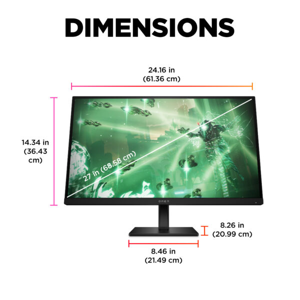 ^OMEN 27Q QHD 165HZGAMINGMONITOR