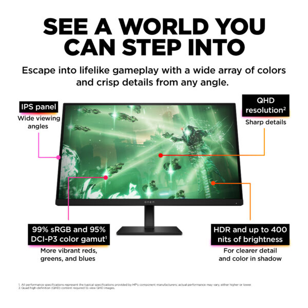 ^OMEN 27Q QHD 165HZGAMINGMONITOR