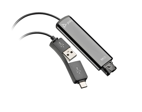 POLY DA75 USB QD BLACK ADAPTER TAA