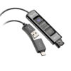POLY DA85-M USB QD BLACK ADAPTER TAA