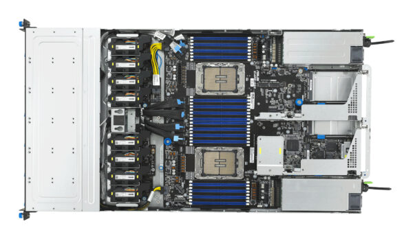 ASUS RS700-E12-RS12U Rack (1U) Black, Steel