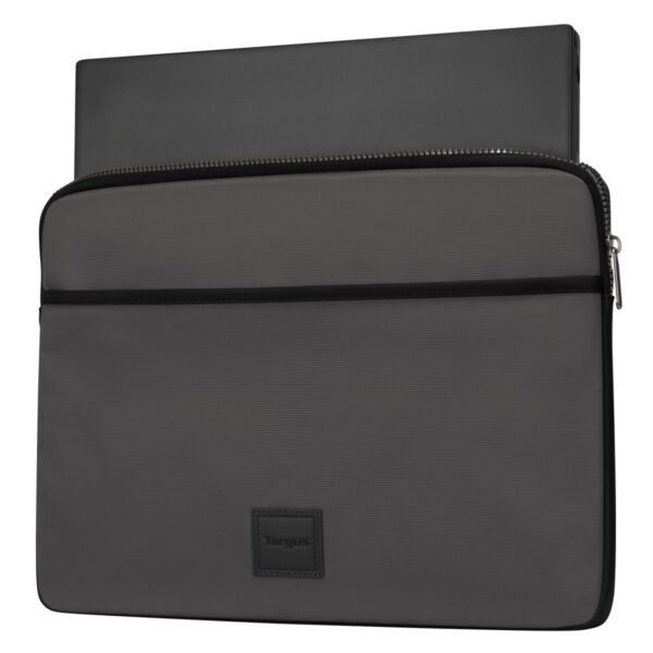 Targus TBS93404GL laptop case 35.6 cm (14") Sleeve case Black, Grey