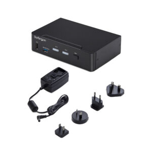 StarTech.com 2-Port DisplayPort KVM Switch, 4K 60Hz, DP 1.2, EDID