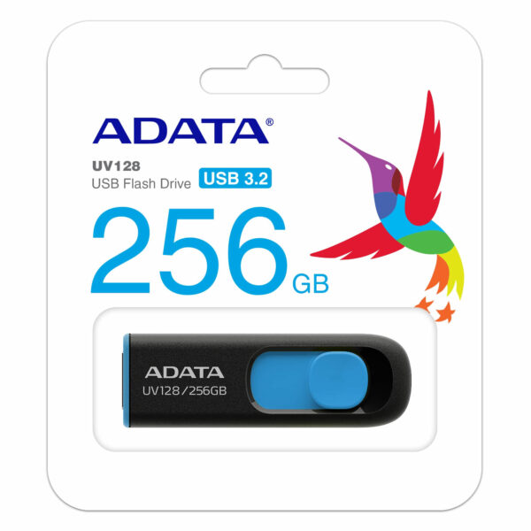 ADATA UV128 USB flash drive 256 GB USB Type-A 3.2 Gen 1 (3.1 Gen 1)