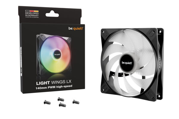 be quiet! LIGHT WINGS LX 140mm PWM high-speed Computer case Fan 14 cm
