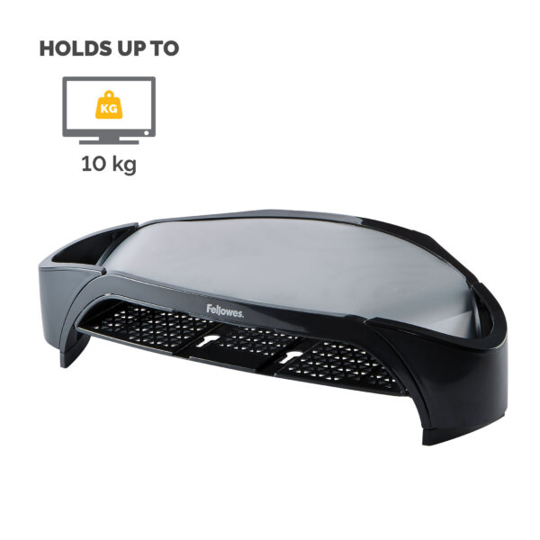 Fellowes Computer Monitor Stand with 3 Height Adjustments - Smart Fellowes Computer Monitor Stand with 3 Height Adjustments - Smart