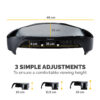 Fellowes Computer Monitor Stand with 3 Height Adjustments - Smart Fellowes Computer Monitor Stand with 3 Height Adjustments - Smart