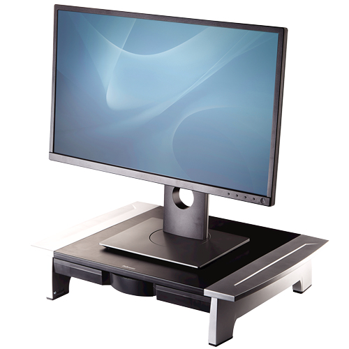 Fellowes Computer Monitor Stand with 5 Height Adjustments - Office Fellowes Computer Monitor Stand with 5 Height Adjustments - Office
