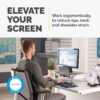 Fellowes Computer Monitor Stand with 5 Height Adjustments - Office Fellowes Computer Monitor Stand with 5 Height Adjustments - Office