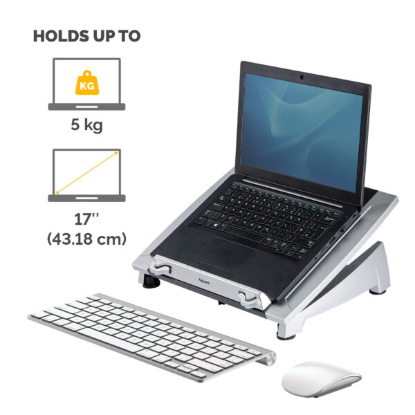 Fellowes Laptop Stand for Desk - Office Suites Plus Adjustable Laptop