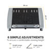 Fellowes Laptop Stand for Desk - Office Suites Plus Adjustable Laptop
