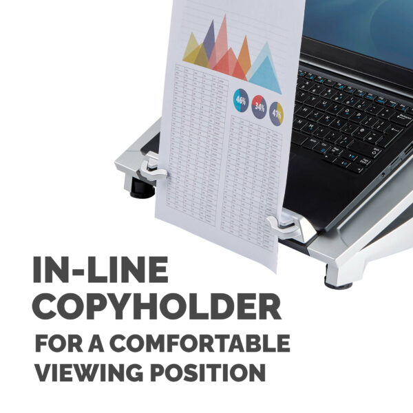 Fellowes Laptop Stand for Desk - Office Suites Plus Adjustable Laptop