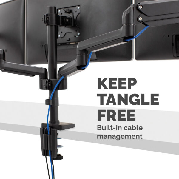 Fellowes Platinum Series Triple Monitor Arm - Monitor Mount for Three Fellowes Platinum Series Triple Monitor Arm - Monitor Mount for Three