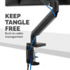 Fellowes Platinum Series Monitor Arm - Monitor Mount for 8KG 40 Inch Fellowes Platinum Series Monitor Arm - Monitor Mount for 8KG 40 Inch