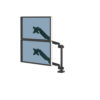 Fellowes Platinum Series Dual Stacking Monitor Arm - Monitor Mount Fellowes Platinum Series Dual Stacking Monitor Arm - Monitor Mount