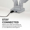 Fellowes Platinum Series Dual Monitor Arm - Monitor Mount for Two 8KG Fellowes Platinum Series Dual Monitor Arm - Monitor Mount for Two 8KG