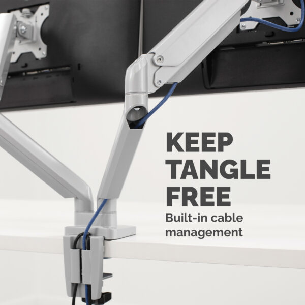 Fellowes Platinum Series Dual Monitor Arm - Monitor Mount for Two 8KG Fellowes Platinum Series Dual Monitor Arm - Monitor Mount for Two 8KG