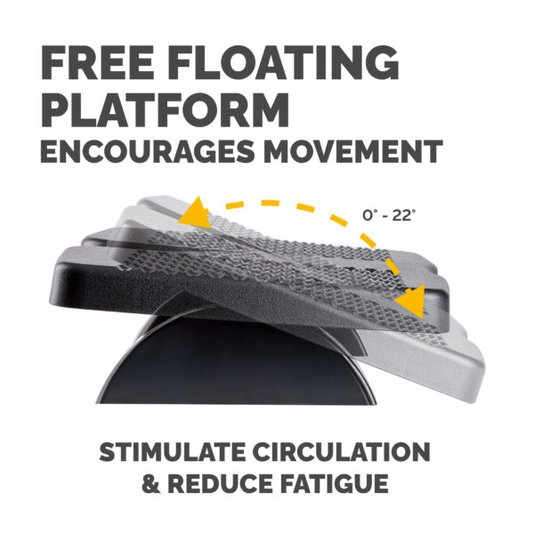 Fellowes Foot Rest Under Desk - Refresh Foot Support Ergonomic Foot