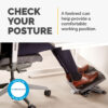 Fellowes Foot Rest Under Desk - Professional Series Ultimate Foot Fellowes Foot Rest Under Desk - Professional Series Ultimate Foot