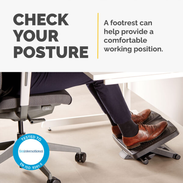 Fellowes Foot Rest Under Desk - Professional Series Ultimate Foot Fellowes Foot Rest Under Desk - Professional Series Ultimate Foot
