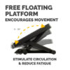Fellowes Foot Rest Under Desk - Professional Series Ultimate Foot Fellowes Foot Rest Under Desk - Professional Series Ultimate Foot