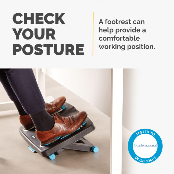 Fellowes Foot Rest Under Desk - Energizer Foot Support Ergonomic Foot Fellowes Foot Rest Under Desk - Energizer Foot Support Ergonomic Foot