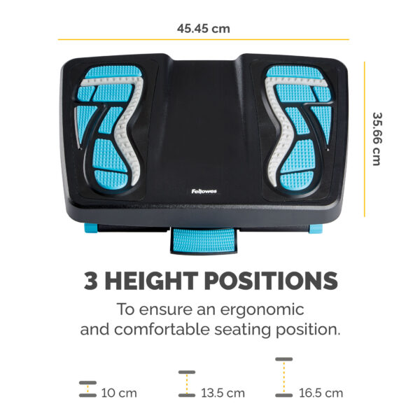 Fellowes Foot Rest Under Desk - Energizer Foot Support Ergonomic Foot Fellowes Foot Rest Under Desk - Energizer Foot Support Ergonomic Foot