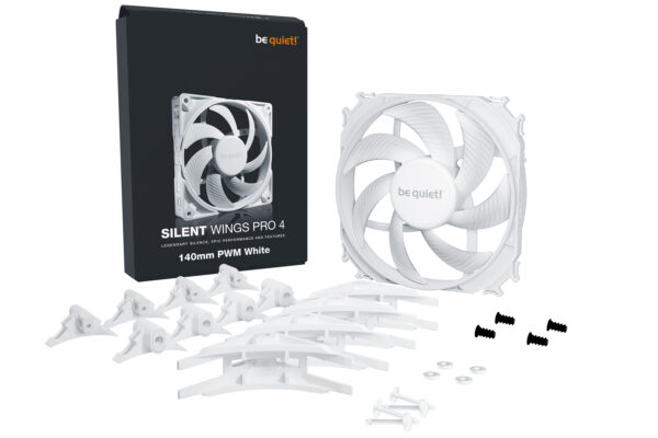 be quiet! BL119 computer cooling system Computer case Fan 14 cm White
