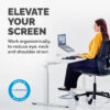 Fellowes Laptop Stand for Desk - I-Spire Quick Lift Adjustable Laptop Fellowes Laptop Stand for Desk - I-Spire Quick Lift Adjustable Laptop