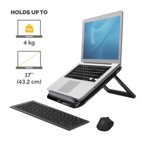 Fellowes Laptop Stand for Desk - I-Spire Quick Lift Adjustable Laptop