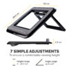 Fellowes Laptop Stand for Desk - I-Spire Quick Lift Adjustable Laptop