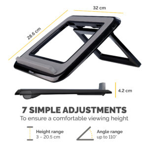 Fellowes Laptop Stand for Desk - I-Spire Quick Lift Adjustable Laptop Fellowes Laptop Stand for Desk - I-Spire Quick Lift Adjustable Laptop