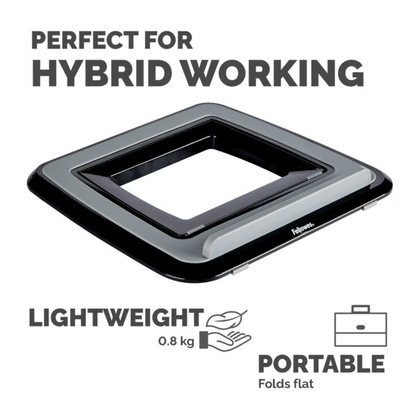 Fellowes Laptop Stand for Desk - I-Spire Quick Lift Adjustable Laptop