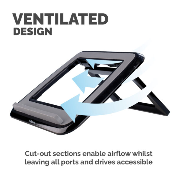 Fellowes Laptop Stand for Desk - I-Spire Quick Lift Adjustable Laptop
