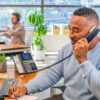 POLY EDGE E450 IP PHONE AND POE-E