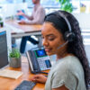 POLY EDGE E450 IP PHONE AND POE-E
