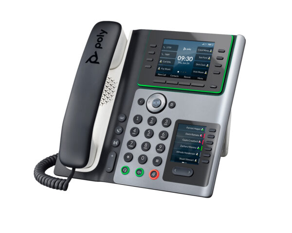 POLY EDGE E450 IP PHONE AND POE-E
