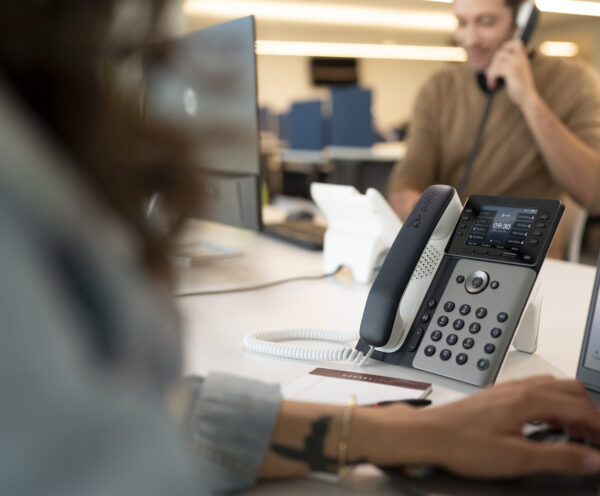 POLY EDGE E300 IP PHONE AND POE-E