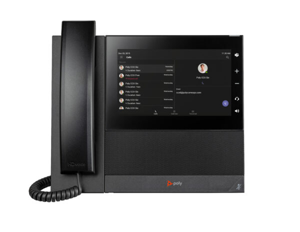 POLY CCX 600-M MEDIA PHONE+POE-E
